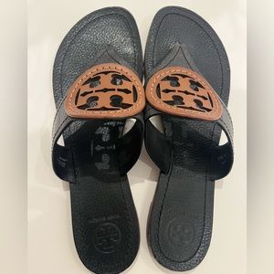Tory Burch Black/Tan Sandals